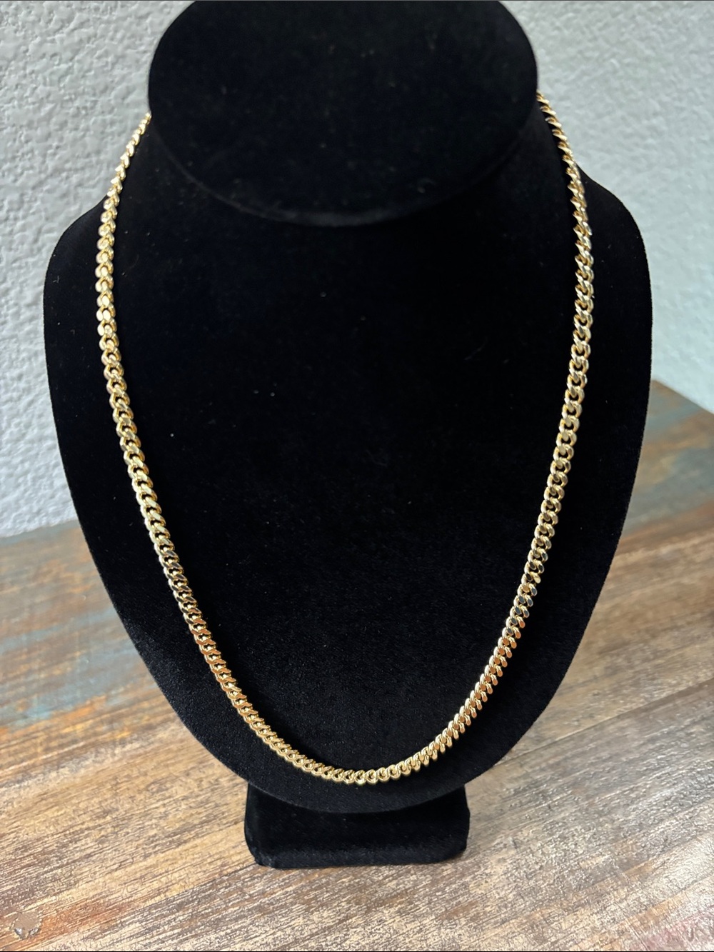 Elegant Gold 14k over Stainless steel Women's Rope Chain Necklace